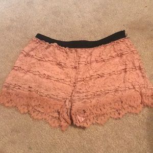 Lace shorts